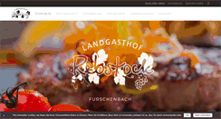 Desktop Screenshot of landgasthofrebstock.de